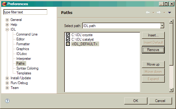 Adding the Coyote and Catalyst libraries to your IDL Path.