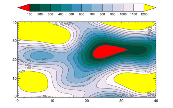 All contour colors have changed.