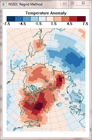 The NSIDC regrid method.