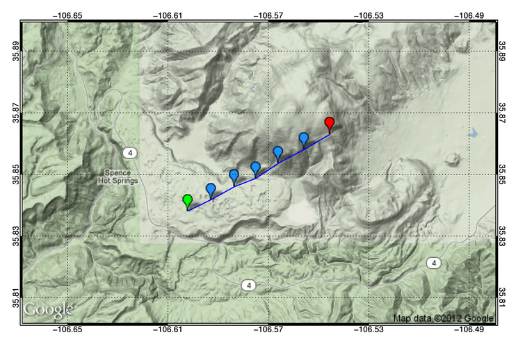 A Google Static Image Map.