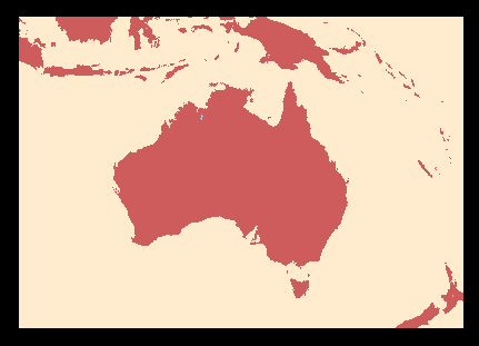 Output from the GSHHS data base.