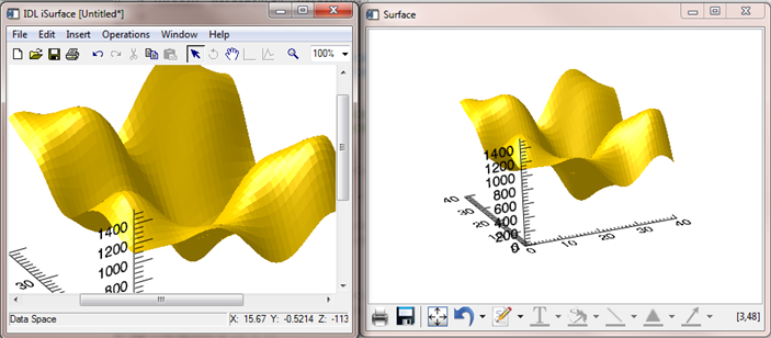 The new ITTVIS supplied Surface alternatives.