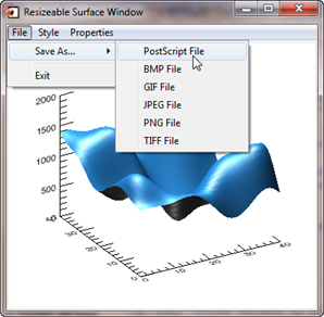 The can be save in several different file formats