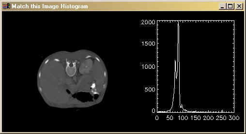 The image whose histogram we wish to match.