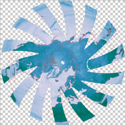 The transparent image.