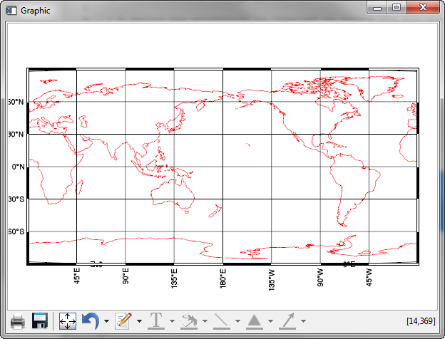 The box axes labels moved to the
right and bottom of the map.