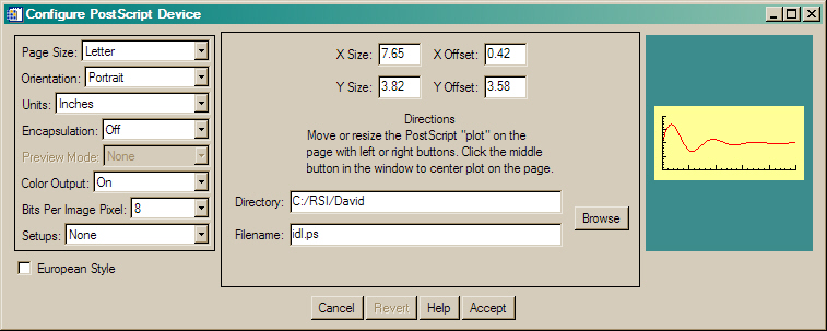 PSConfig used to configure the PostScript device.